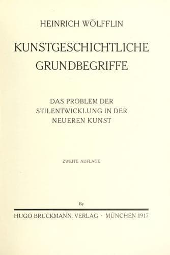 Tapa de Kunstgeschichtliche Grundbegriffe