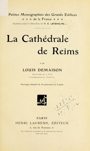Tapa de La cathédrale de Reims