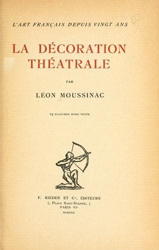 Tapa de La décoration théâtrale