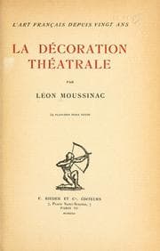 Tapa de La décoration théâtrale