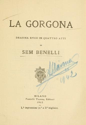 Tapa de La Gorgona