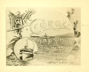 Tapa de Lake George; snap shots from the steamboat