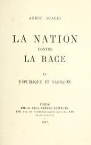 Tapa de La nation contre la race