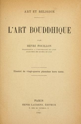 Tapa de Lʹ art bouddhique