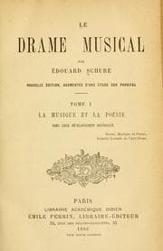 Tapa de Le drame musical