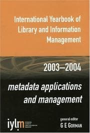 Tapa de International Yearbook of Library and Information Management, 2003-2004