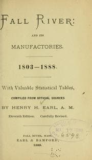 Tapa de Fall River and its manufactories