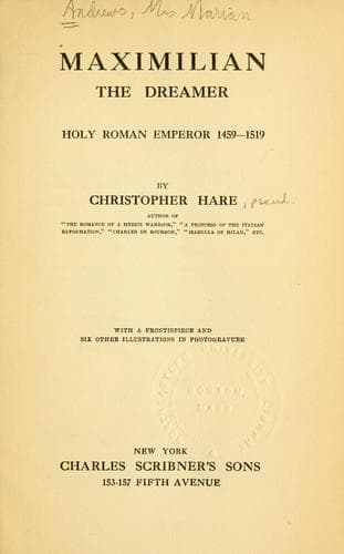 Tapa de Maximilian the dreamer