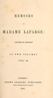 Tapa de Memoirs of Madame Lafarge