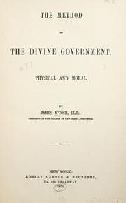 Tapa de The method of the divine government