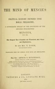 Tapa de The mind of Mencius