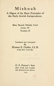 Tapa de Mishnah