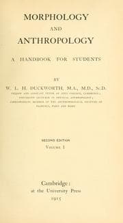 Tapa de Morphology and anthropology