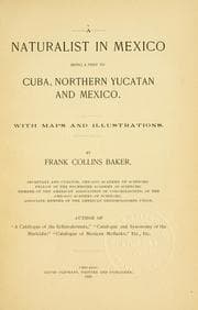 Tapa de A naturalist in Mexico