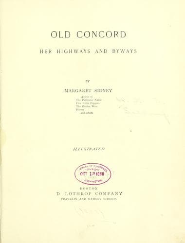 Tapa de Old Concord