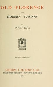 Tapa de Old Florence and modern Tuscany