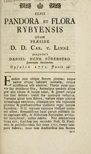 Tapa de Pandora et flora Rybyensis