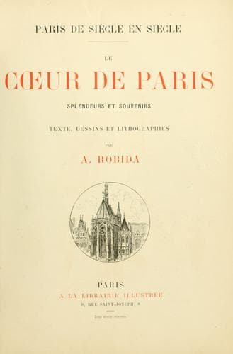 Tapa de Paris de siècle en siècle