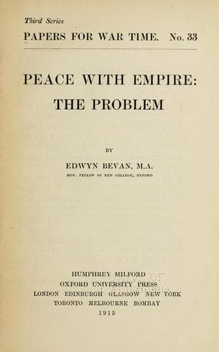 Tapa de Peace with empire