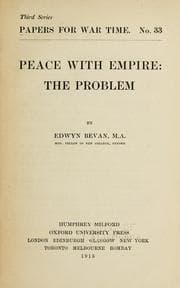 Tapa de Peace with empire