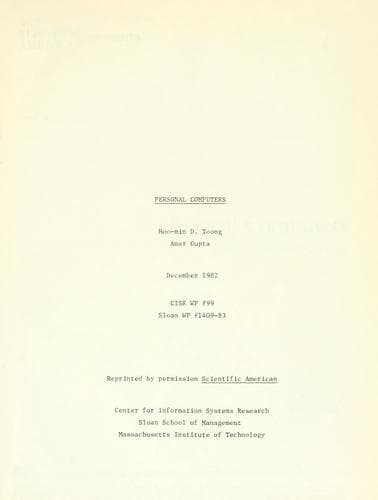 Tapa de Personal computers