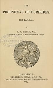 Tapa de The  Phoenissae of Euripides