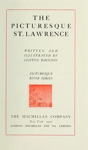 Tapa de The picturesque St. Lawrence