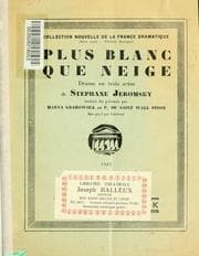 Tapa de Plus blanc que neige