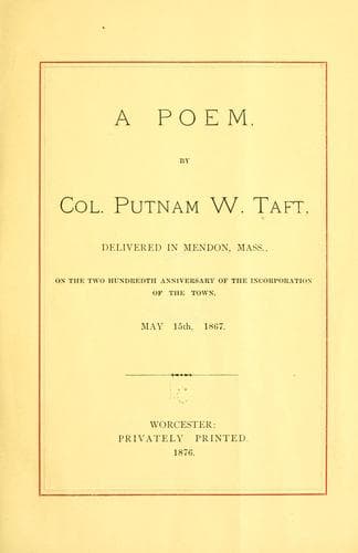 Tapa de A poem