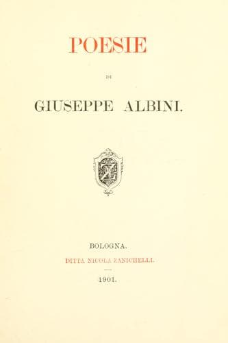 Tapa de Poesie