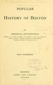 Tapa de Popular history of Boston