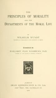 Tapa de The principles of morality and the departments of the moral life
