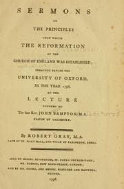Tapa de The principles upon which the Reformation of the Church of England was established