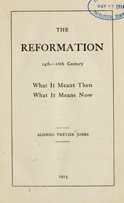 Tapa de The Reformation, 14th-16th century