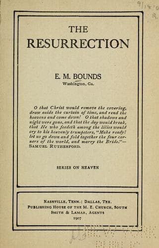 Tapa de The resurrection