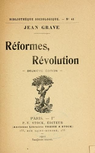 Tapa de Réformes, révolution