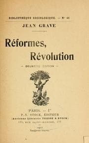 Tapa de Réformes, révolution