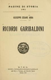 Tapa de Ricordi garibaldini