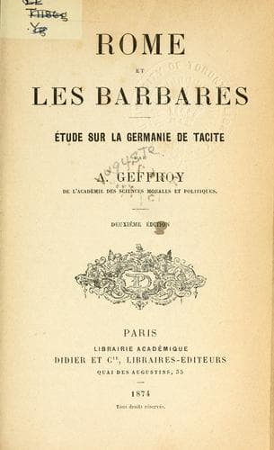Tapa de Rome et les barbares