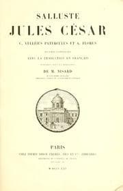 Tapa de Salluste, Jules César, C. Velléius Paterculus et A. Florus