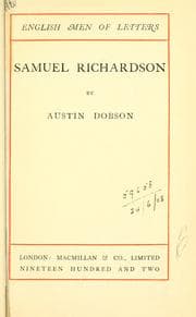 Tapa de Samuel Richardson