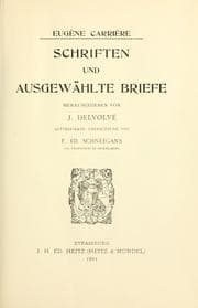 Tapa de Schriften und ausgewählte Briefe, hrsg. von J. Delvolvé, autorisierte Übersetzung von F.Ed. Schneegans