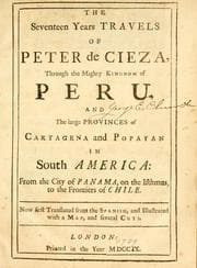 Tapa de Chronica del Peru