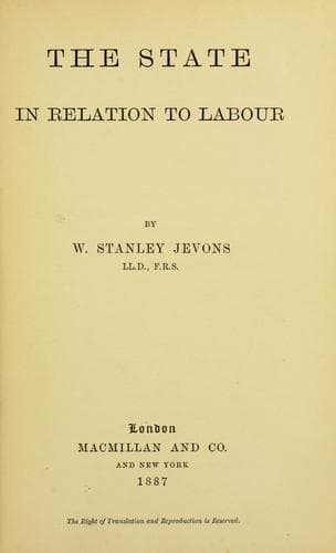 Tapa de The state in relation to labour