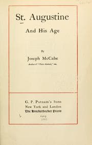 Tapa de St. Augustine and his age