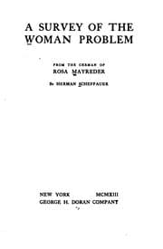 Tapa de A survey of the woman problem