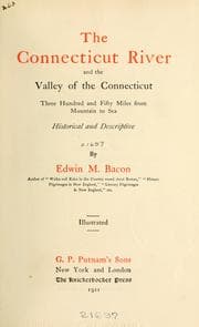 Tapa de The Connecticut River and the Valley of the Connecticut