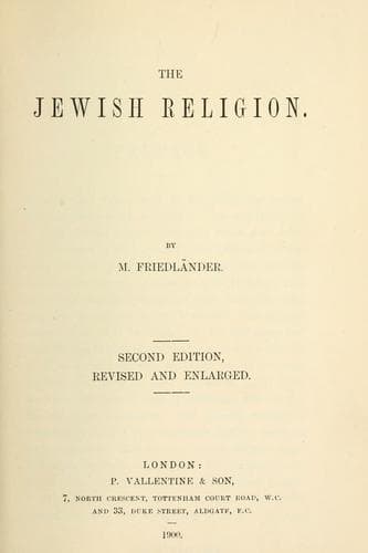 Tapa de The Jewish religion