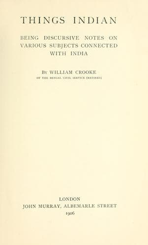 Tapa de Things Indian