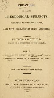 Tapa de Treatises on various theological subjects